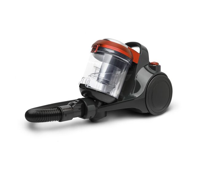Aspirador sin bolsa stc58 h.koenig, rojo, cepillo para mascotas, filtro hepa 12, 850w, 79db