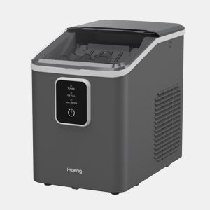 H.Koenig Máquina de Gelo KUB12, 12kg em 24h, Portátil, Silenciosa, 1L, Gelo Pronto em 7min, Pá Incluída