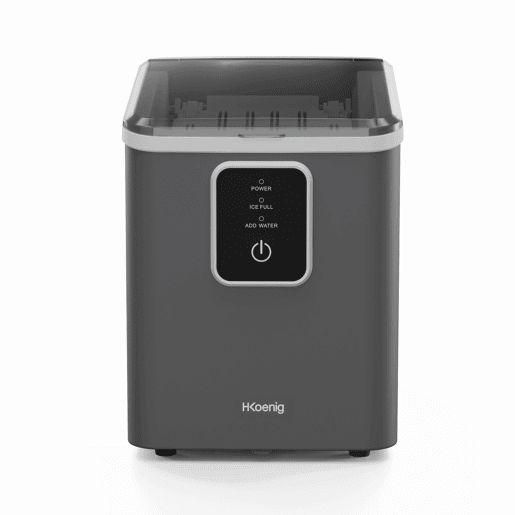 H.Koenig Máquina de Gelo KUB12, 12kg em 24h, Portátil, Silenciosa, 1L, Gelo Pronto em 7min, Pá Incluída H.Koenig Máquina de Gelo KUB12, 12kg em 24h, Portátil, Silenciosa, 1L, Gelo Pronto em 7min, Pá Incluída