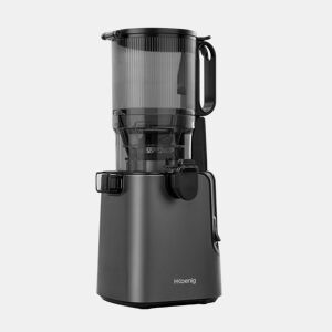 Extrator de sumo lento de grande abertura GSX26 Hkoenig, 50rpm, 1,8L, 250W, cinzento