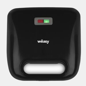 Máquina de tostas 4 em 1 JOY600 Hkoenig, preto, 750W, placas intermutáveis