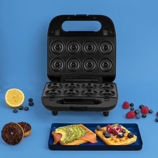 Máquina de tostas 4 em 1 JOY600 Hkoenig, preto, 750W, placas intermutáveis