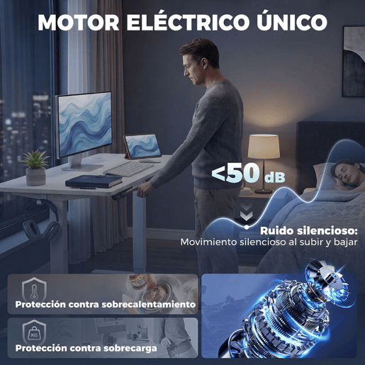 HOMCOM Secretária Elevatória Elétrica 100x60 cm, Altura Regulável, 3 Memórias, Ecrã LED, Passa-cabos e Ganchos, Branco HOMCOM Secretária Elevatória Elétrica 100x60 cm, Altura Regulável, 3 Memórias, Ecrã LED, Passa-cabos e Ganchos, Branco