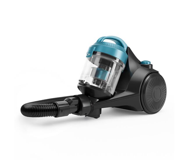 Aspirador sin bolsa stc48 h.koenig, azul, cepillo 2 en 1, filtro hepa 12, 700w, clase a, 78db