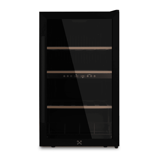 Refrigerador de vinhos 32 garrafas CAVCDB32 Les Petits Champs, preto, dupla zona 5-18°C Refrigerador de vinhos 32 garrafas CAVCDB32 Les Petits Champs, preto, dupla zona 5-18°C