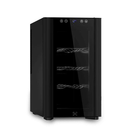LES PETITS CHAMPS Vinoteca Independiente 8 garrafas CAVSB8, 23L, negro LES PETITS CHAMPS Vinoteca Independiente 8 garrafas CAVSB8, 23L, negro