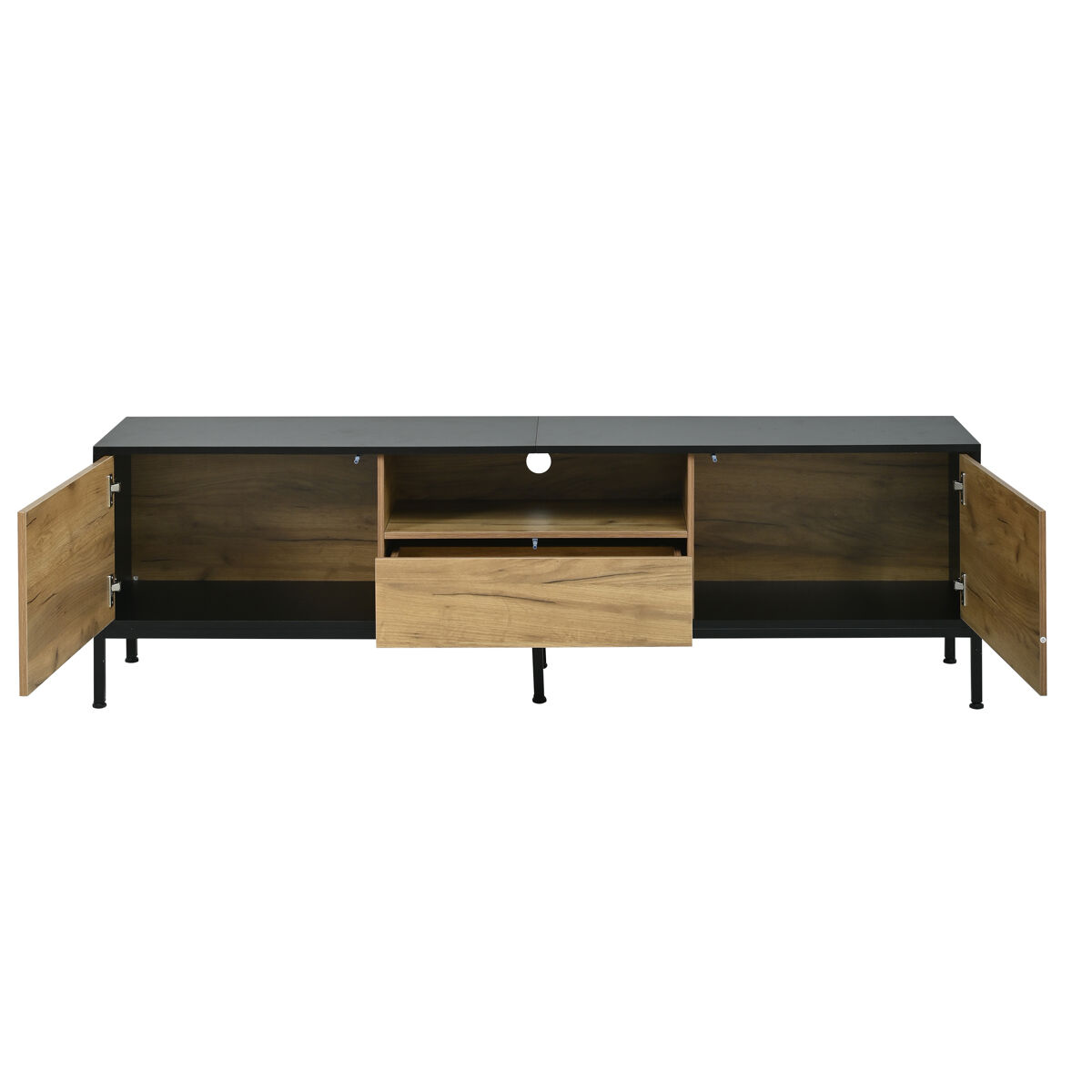 Mueble TV con 2 puertas y 1 cajón