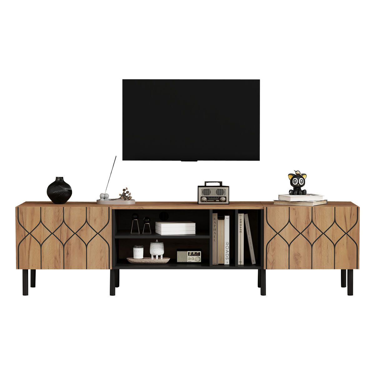 Mueble TV con 2 puertas