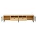 Mueble TV con 2 puertas y 2 cajones Mueble TV con 2 puertas y 2 cajones Natural