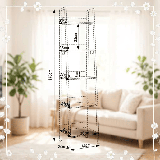Estante de arrumação 40x36x170 cm u2013 design em degraus, multifuncional, para casa de banho e sala de estar u2013 preto, branco e carvalho claro Estante de arrumação 40x36x170 cm u2013 design em degraus, multifuncional, para casa de banho e sala de estar u2013 preto, branco e carvalho claro