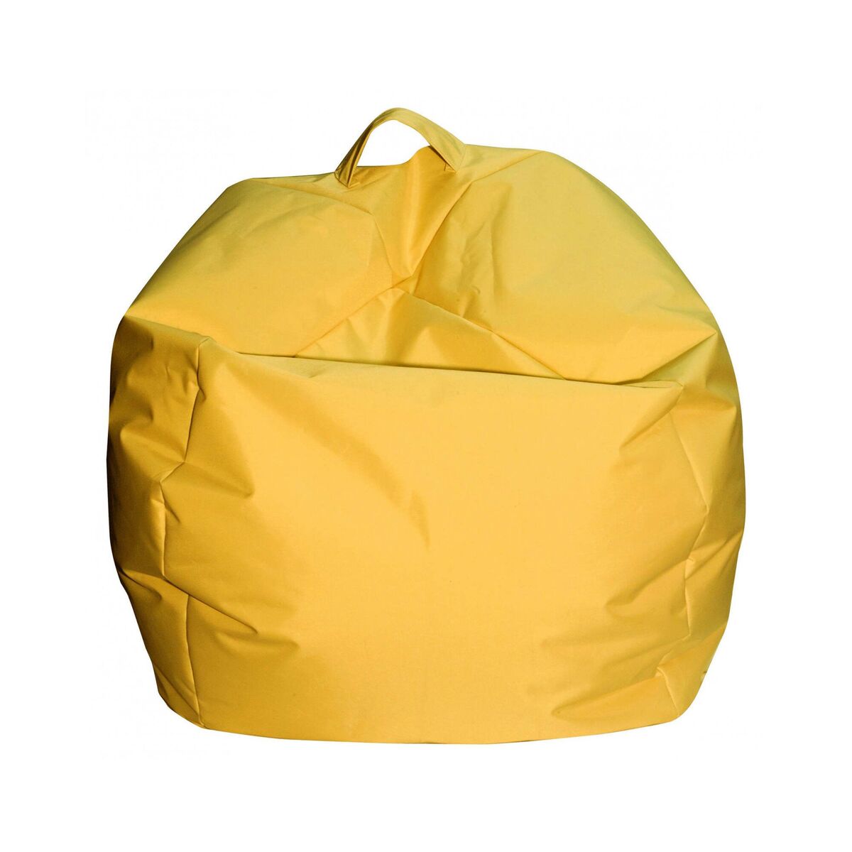 Puf en forma de saco de tela