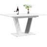 Mesa auxiliar 55x40x40 cm - Rattan com gaveta, moderna, para sala de estar e quarto - Natural+Branco