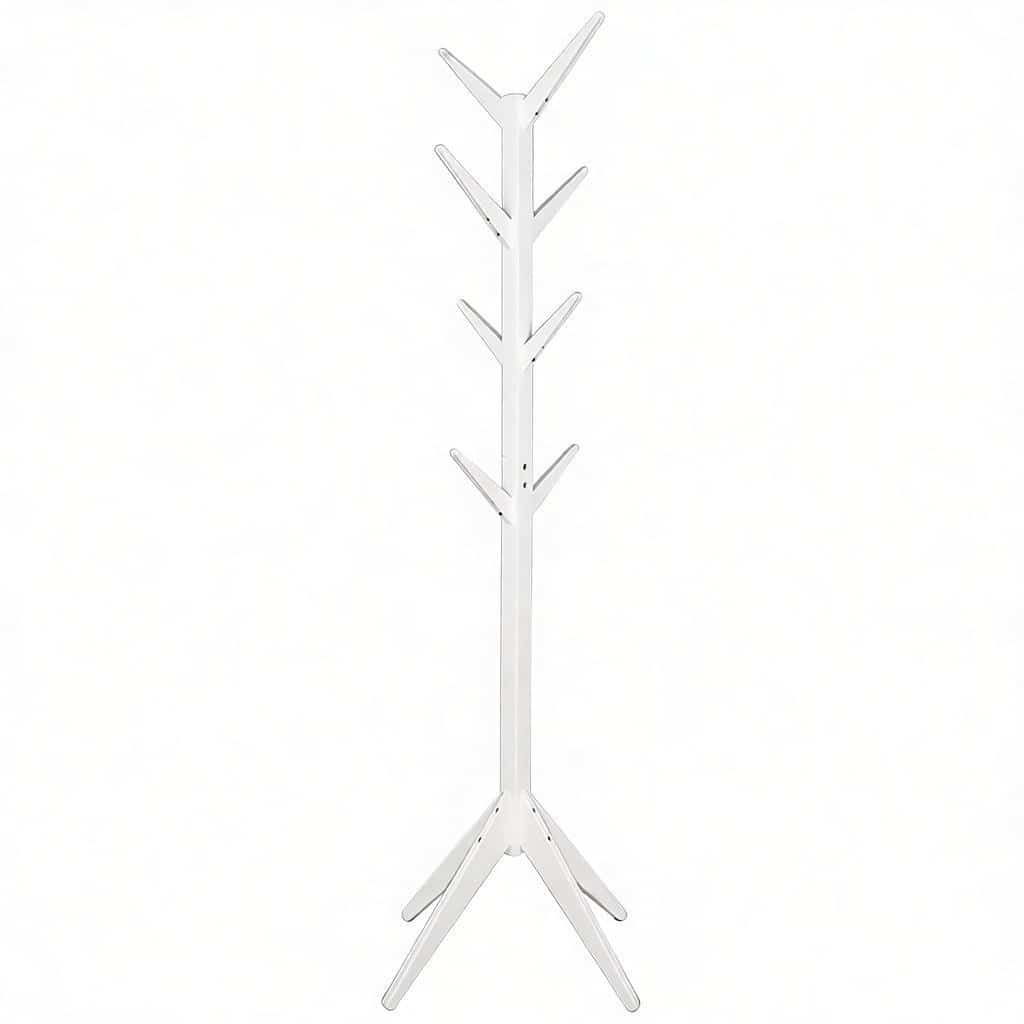 Perchero de pared - diseño moderno y elegante para salón - blanco