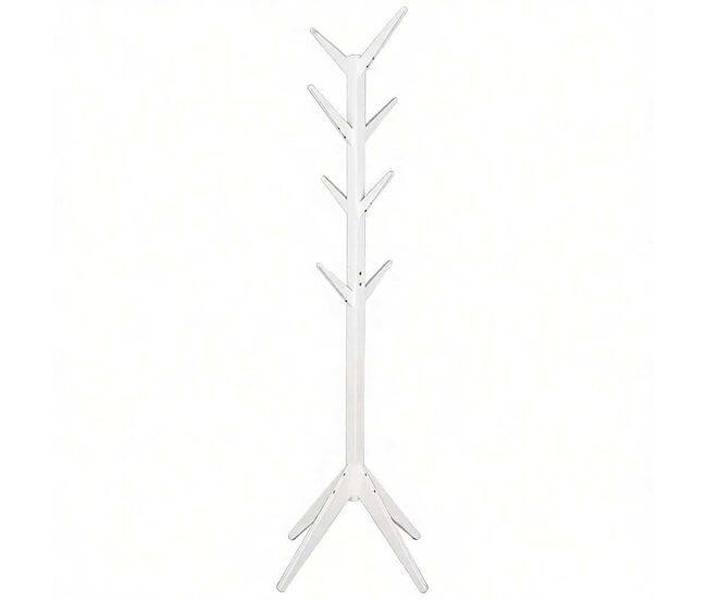 Perchero de pared - diseño moderno y elegante para salón - blanco