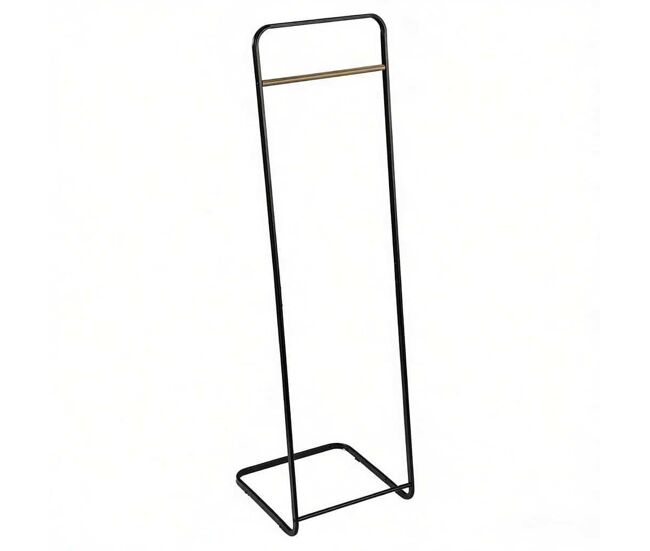 Perchero de pie 40x40x140 cm - diseño moderno multifuncional para dormitorio y salón - negro