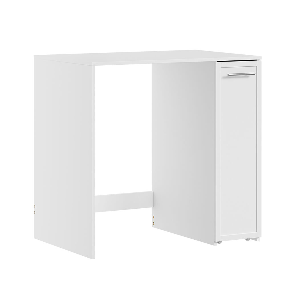 Sobuy mueble lateral lavadora set de 2 con bzr229-w | blanco | 90x60x88 cm | melamina