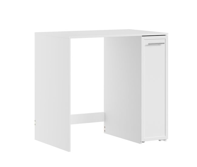Sobuy mueble lateral lavadora set de 2 con bzr229-w | blanco | 90x60x88 cm | melamina