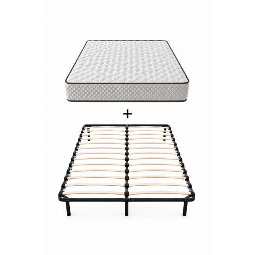 Conjunto de Colchão e Estrado DAGOSTINO HOME (160x200, Altura 20cm) Conjunto de Colchão e Estrado DAGOSTINO HOME (160x200, Altura 20cm)