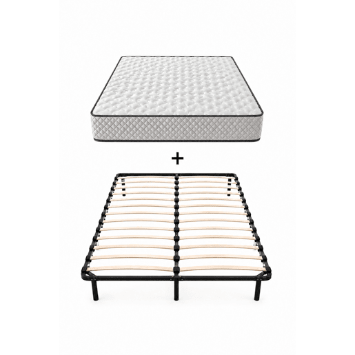 Conjunto de Colchão e Estrado DAGOSTINO HOME (140x190, Altura 20cm) Conjunto de Colchão e Estrado DAGOSTINO HOME (140x190, Altura 20cm)