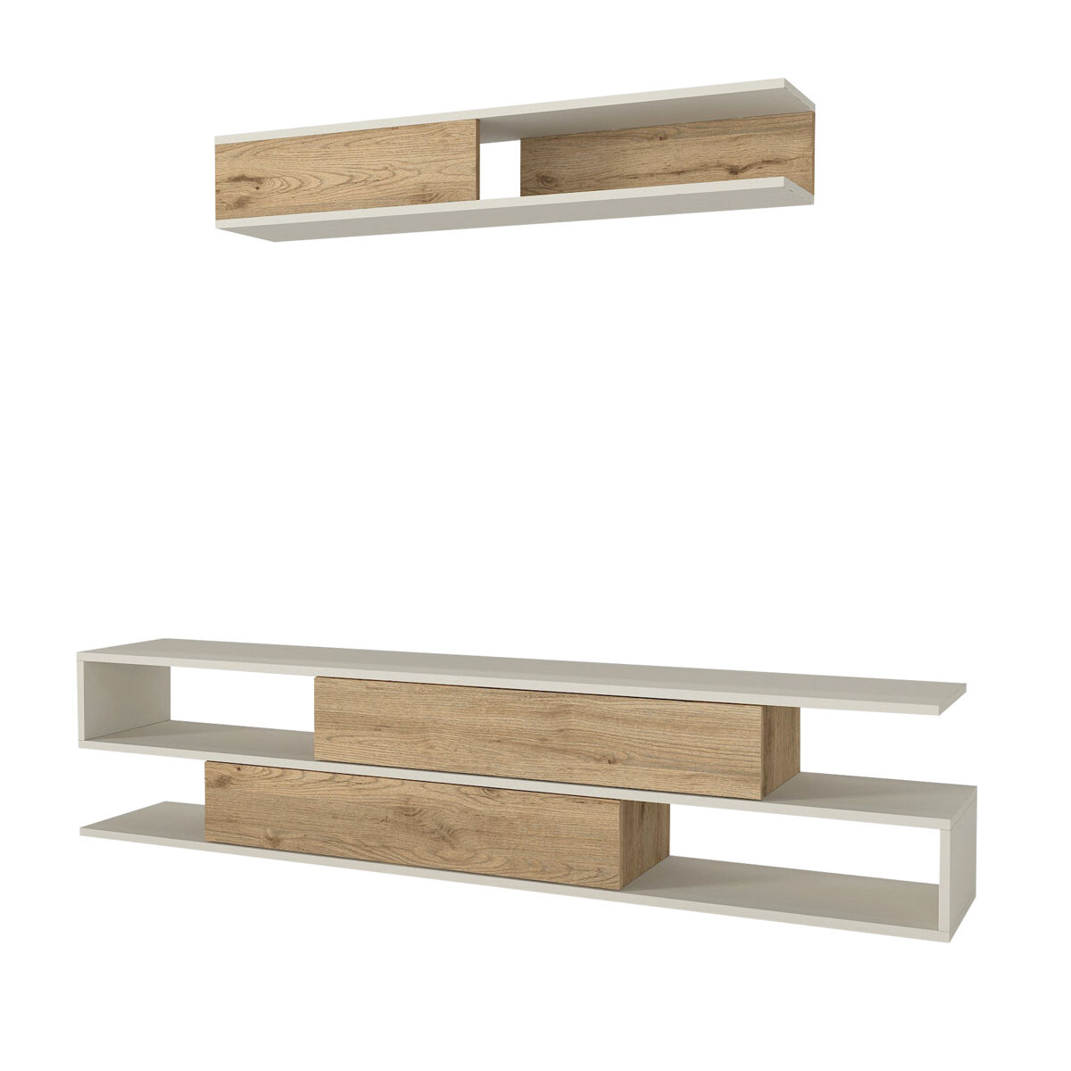 Mueble TV Manyetik Sepet con módulo mural