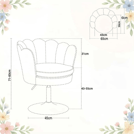 Banco de bar baixo 61,5 x 65 x 83 cm u2014 giratório, com encosto confortável, multifuncional para maquilhagem e sala de jantar u2014 Bege Banco de bar baixo 61,5 x 65 x 83 cm u2014 giratório, com encosto confortável, multifuncional para maquilhagem e sala de jantar u2014 Bege