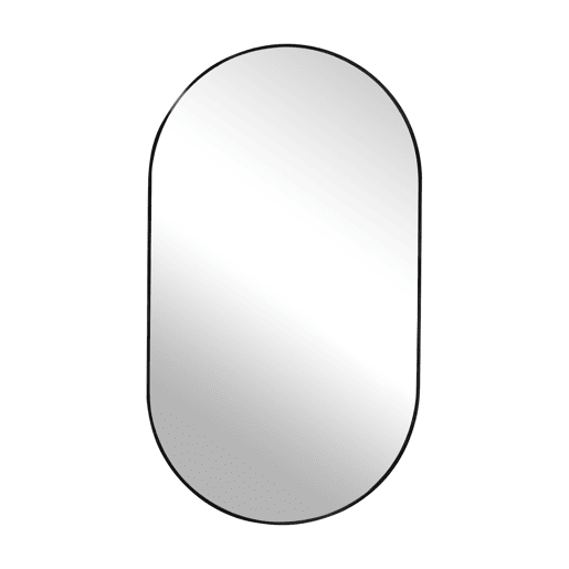 Espelho de Parede Oval Moderno com Película Antiexplosão e Moldura Preta Elegante para Casa de Banho e Quarto 40x60cm Espelho de Parede Oval Moderno com Película Antiexplosão e Moldura Preta Elegante para Casa de Banho e Quarto 40x60cm