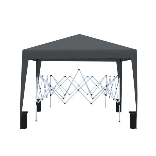 Tenda dobrável de 3 x 3 m - impermeável, estável, resistente ao inverno, com 4 paredes laterais e proteção UV 50+ - preta Tenda dobrável de 3 x 3 m - impermeável, estável, resistente ao inverno, com 4 paredes laterais e proteção UV 50+ - preta