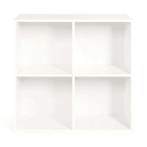 Estante de arrumação - Design compacto e multifuncional, estante com cubos, estante aberta para sala de estarsala de jantar - Branco Estante de arrumação - Design compacto e multifuncional, estante com cubos, estante aberta para sala de estarsala de jantar - Branco