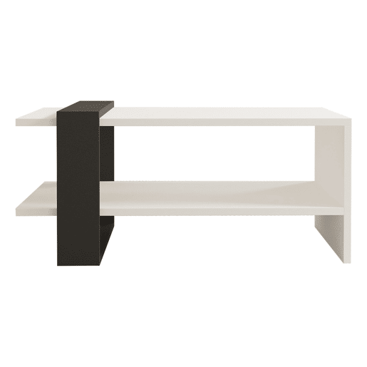 Mesa de Centro para Sala com Nicho em Madeira MelamÃnica Mesa de Centro para Sala com Nicho em Madeira MelamÃnica