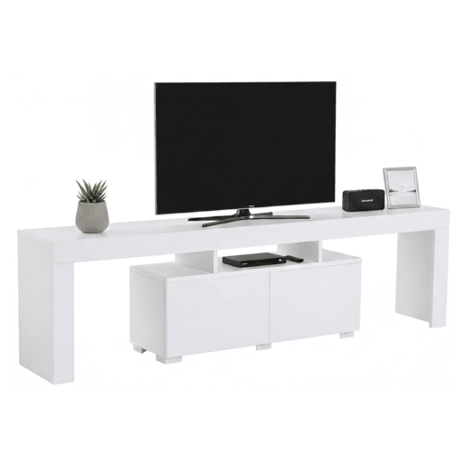 Móvel Porta TV com 2 Prateleiras em Madeira Aglomerada Móvel Porta TV com 2 Prateleiras em Madeira Aglomerada