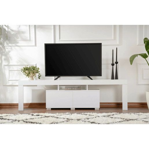 Móvel Porta TV com 2 Prateleiras em Madeira Aglomerada Móvel Porta TV com 2 Prateleiras em Madeira Aglomerada