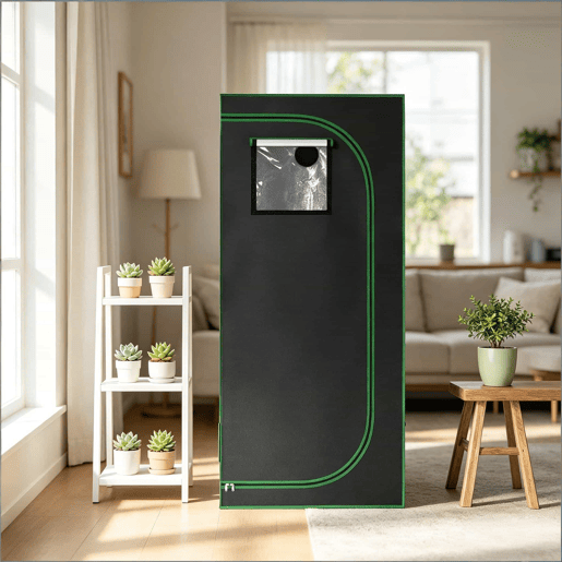 Mini-estufa - Controlo ambiental, resistente, para interior, cultivo de plantas - Preto e verde Mini-estufa - Controlo ambiental, resistente, para interior, cultivo de plantas - Preto e verde