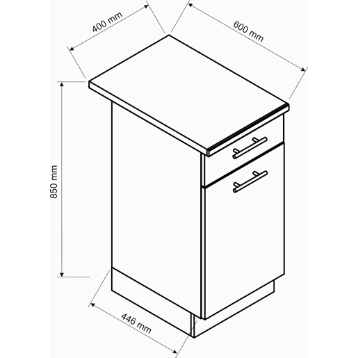 Cozinha Modular em Madeira Melaminada Cozinha Modular em Madeira Melaminada