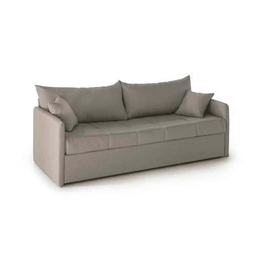 Sofá-cama 3 lugares com capa removível em tecido Sofá-cama 3 lugares com capa removível em tecido