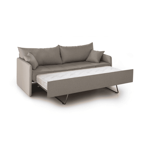 Sofá-cama 3 lugares com capa removível em tecido Sofá-cama 3 lugares com capa removível em tecido