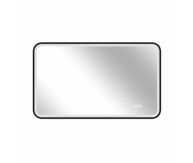 Espejo led de baño 70×90cm - iluminación frontal y trasera, antivaho, 3 tonos de luz, regulable, función memoria, montaje horizontal y vertical, ip44