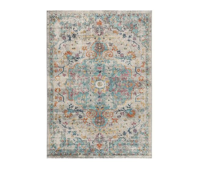 Alfombra exterior vintage oriental multicolor luna, 120x170 cm - atticgo