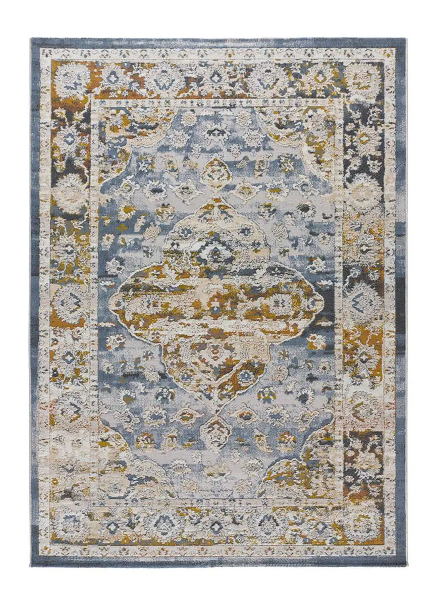 Alfombra vintage SPRINGS - ATTICGO 115x170 Azul
