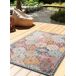 Alfombra de exterior/interior estilo vintage LUNA - ATTICGO 120x170 Alfombra de exterior/interior estilo vintage LUNA - ATTICGO 120x170 Azul Claro