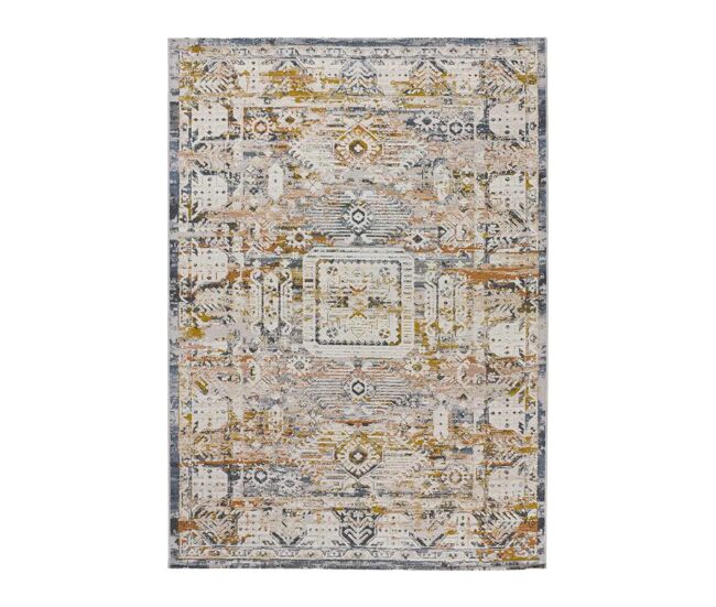 Alfombra vintage multicolor springs, 134x200 cm - atticgo
