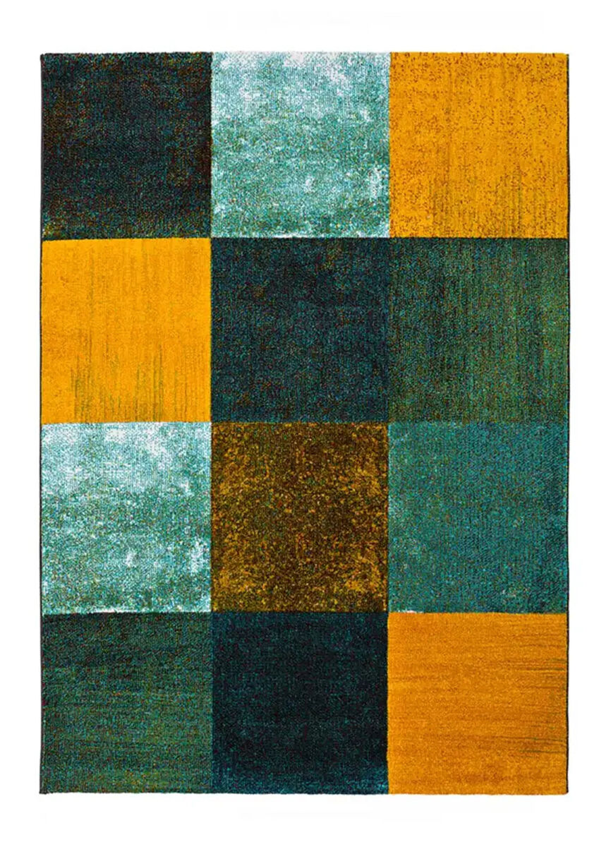 Alfombra geométrica multicolor moar, 120x170 cm - atticgo