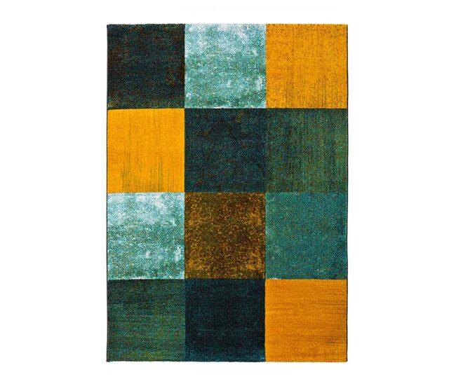 Alfombra geométrica multicolor moar, 120x170 cm - atticgo