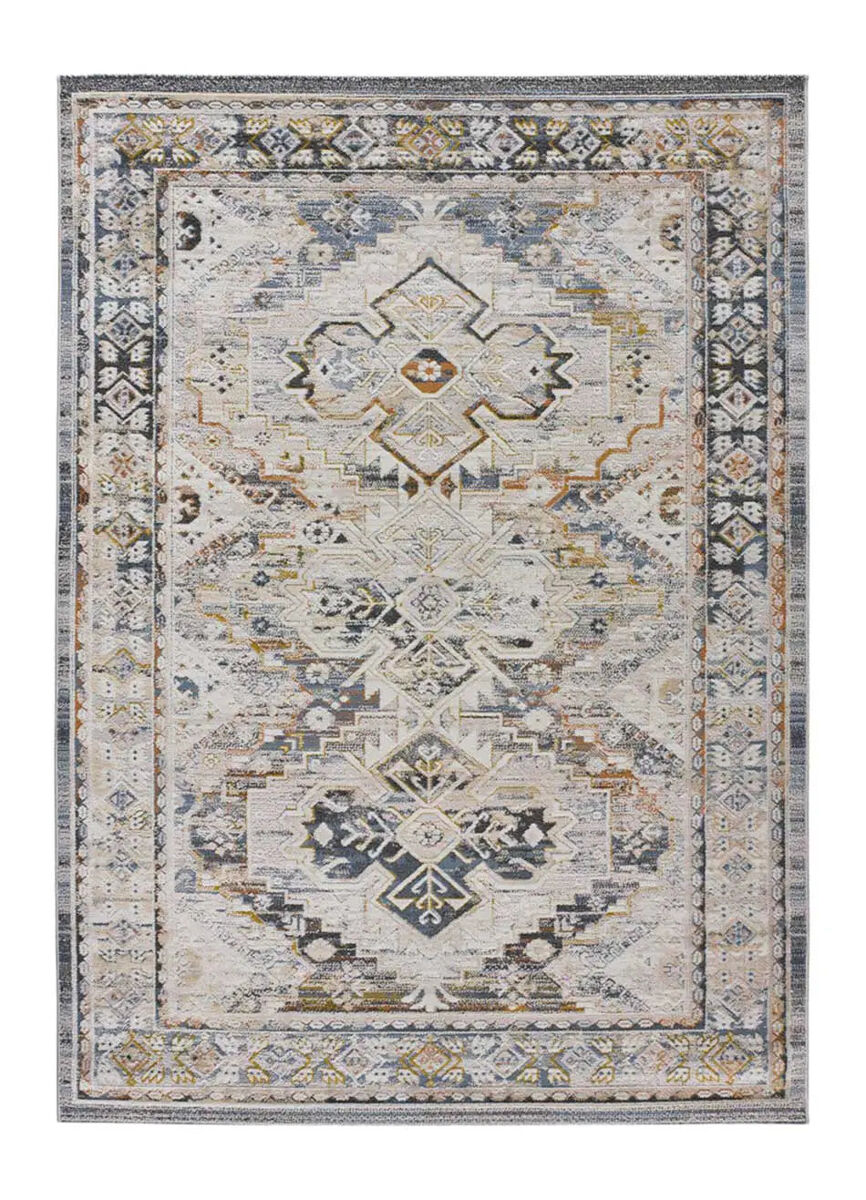 Alfombra vintage SPRINGS - ATTICGO 115x170 Gris Claro