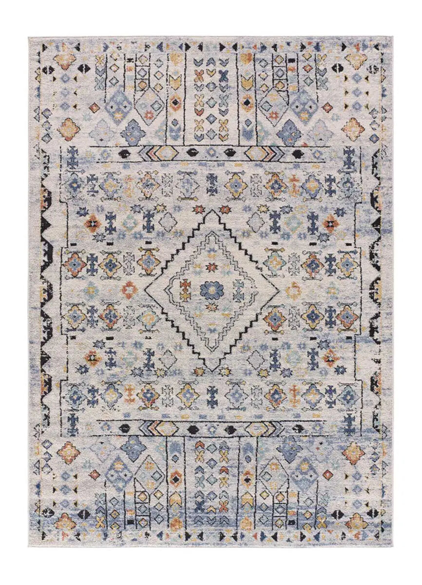 Alfombra étnica multicolor mabel, 160x230 cm - atticgo