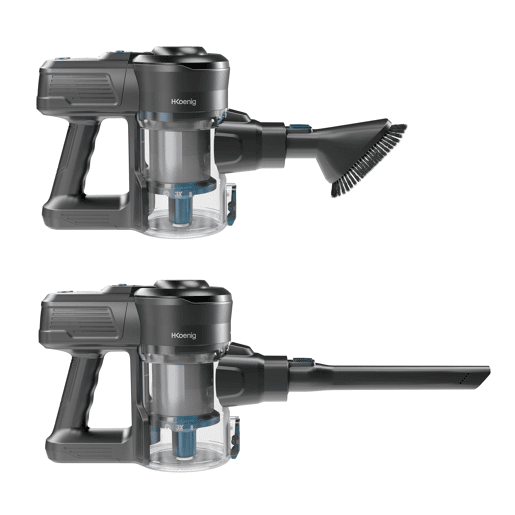 Aspirador vertical sem fio H.Koenig UP610 2 em 1, azul, 40 min de tempo de funcionamento, escova LED, 150W Aspirador vertical sem fio H.Koenig UP610 2 em 1, azul, 40 min de tempo de funcionamento, escova LED, 150W