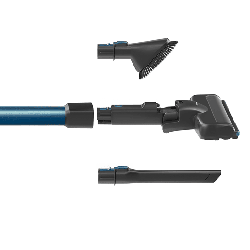 Aspirador vertical sem fio H.Koenig UP610 2 em 1, azul, 40 min de tempo de funcionamento, escova LED, 150W Aspirador vertical sem fio H.Koenig UP610 2 em 1, azul, 40 min de tempo de funcionamento, escova LED, 150W