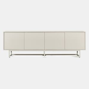 Armário baixo Boxholm com 4 portas 180x30x57 cm Cor areia en.casa