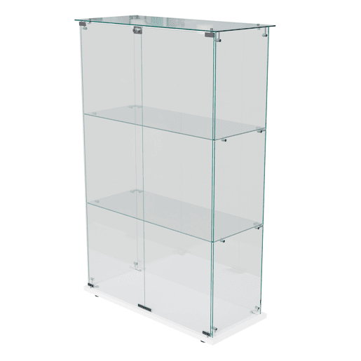 Vitrines LED, vitrines independentes, armários para colecionáveis, brancas Vitrines LED, vitrines independentes, armários para colecionáveis, brancas