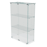 Vitrines LED, vitrines independentes, armários para colecionáveis, brancas
