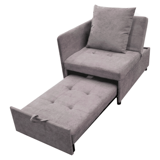 Sofá-cama 3 em 1 - Sofá de linho com encosto ajustável - para espaços pequenos Sofá-cama 3 em 1 - Sofá de linho com encosto ajustável - para espaços pequenos